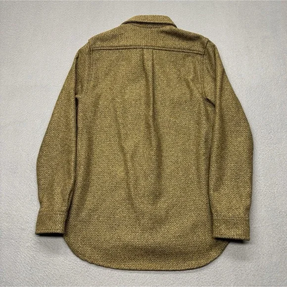 Anian Women's Berlino Button Up Overshirt Recycled Wool Blend Made in Canada S - Picture 6 of 11